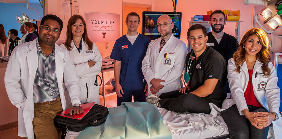 hero image of many medical professionals