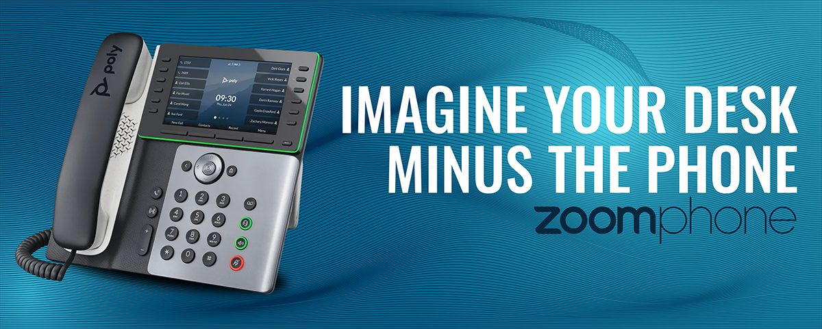 Imagine your desk minus the phone.