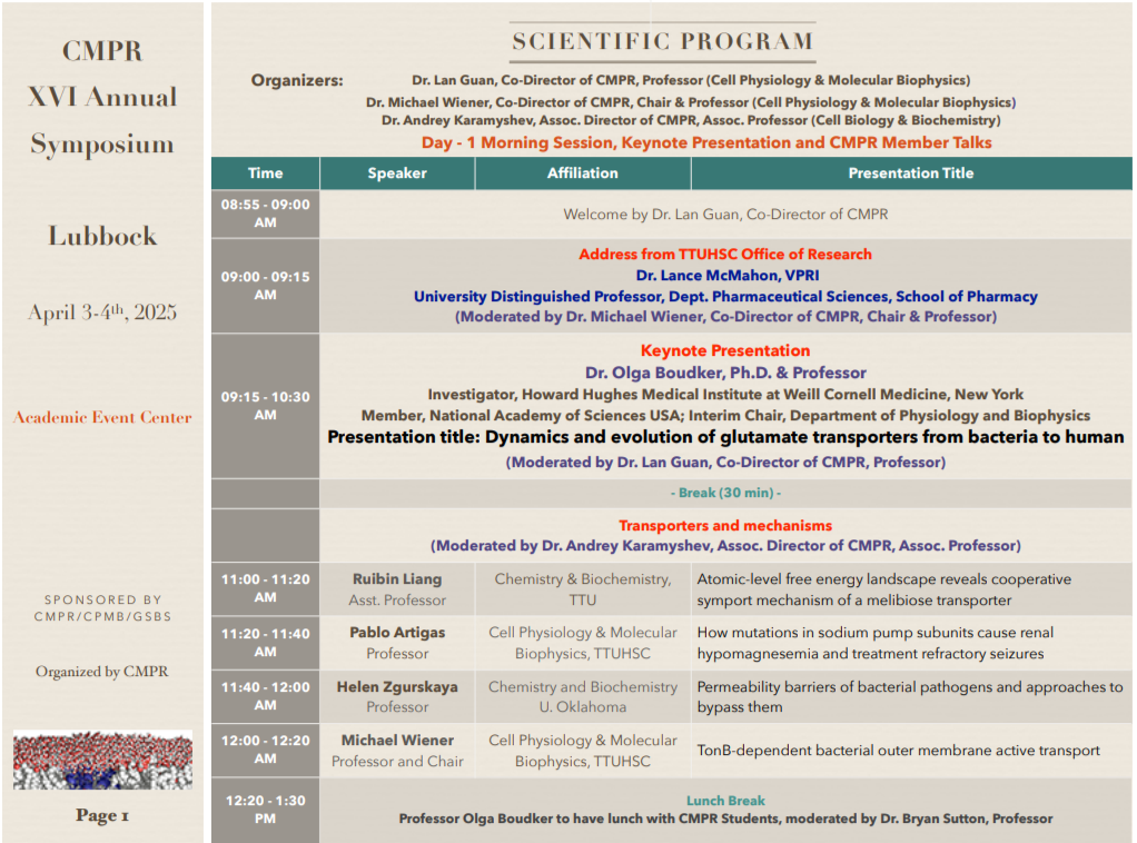 Symposium Program 1