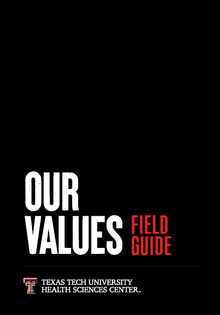 Our Values Field Guide Booklet Cover