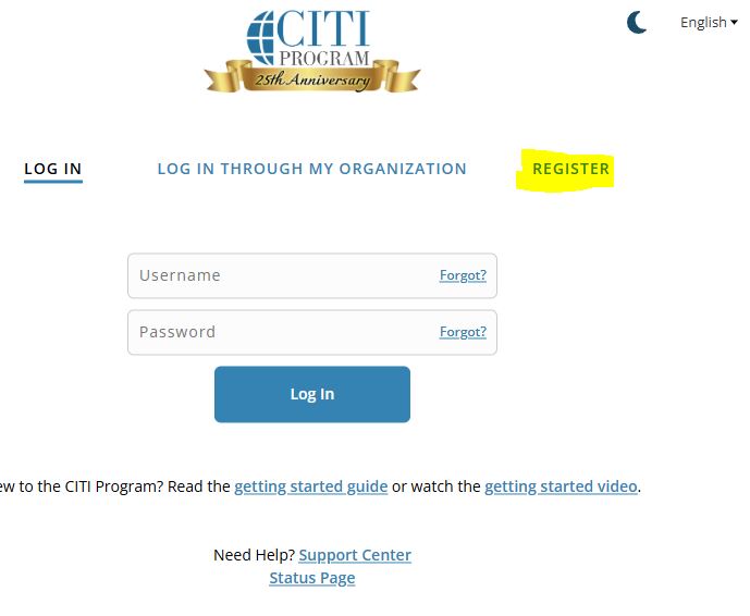 citi register