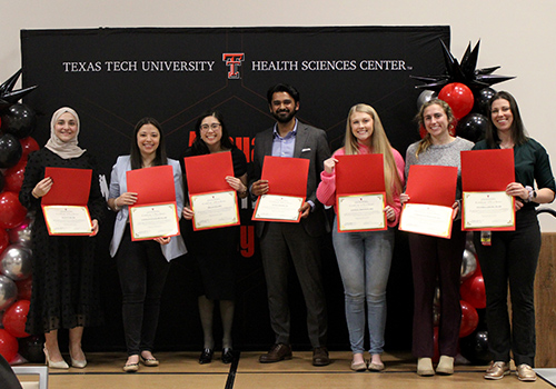 Group with oral awards