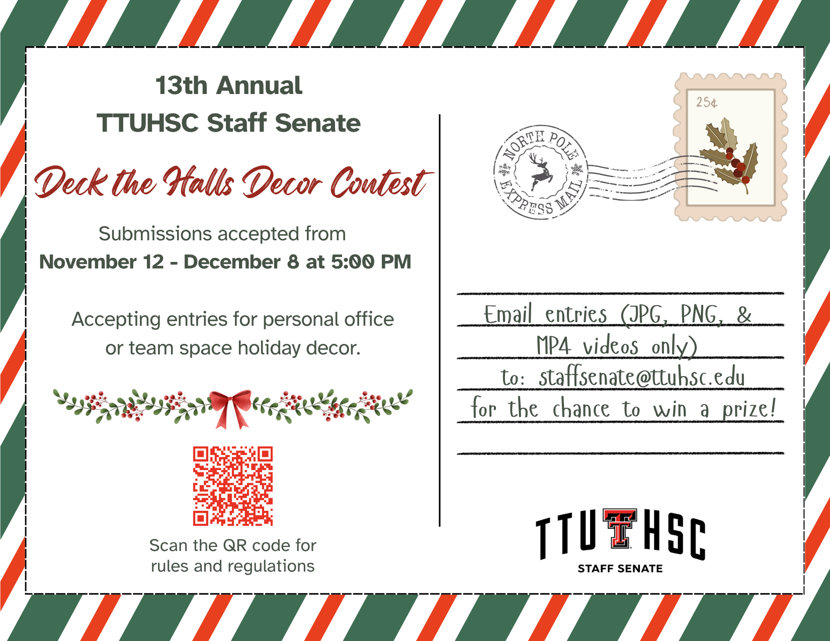 Holiday decor contest