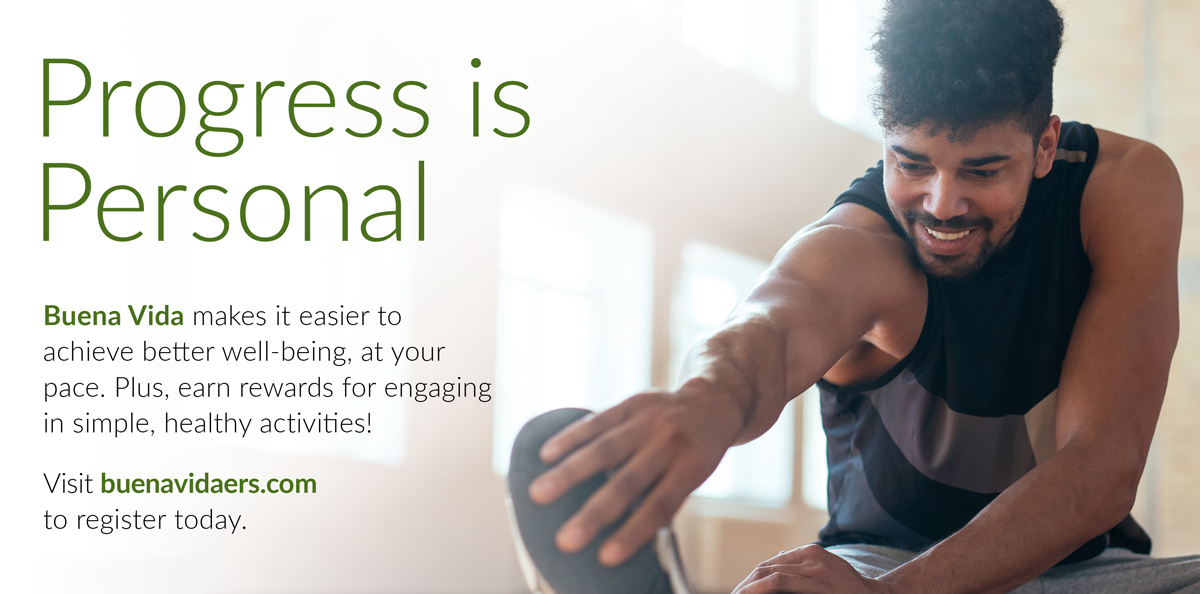 Buena Vida promotion - progress is personal